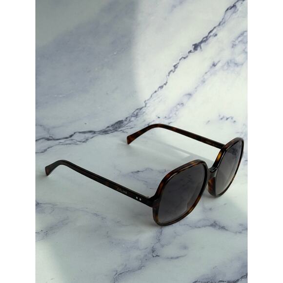 NEW Celine CL40244U Havana Brown Oversized Sunglasses - Picture 5 of 6